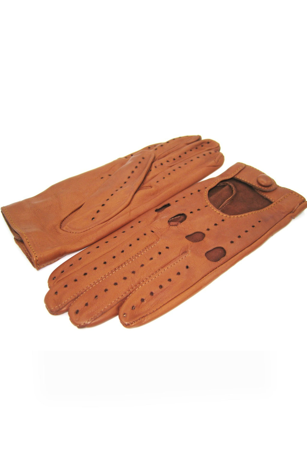 Guanto Guida sfoderato dita intere - Tan