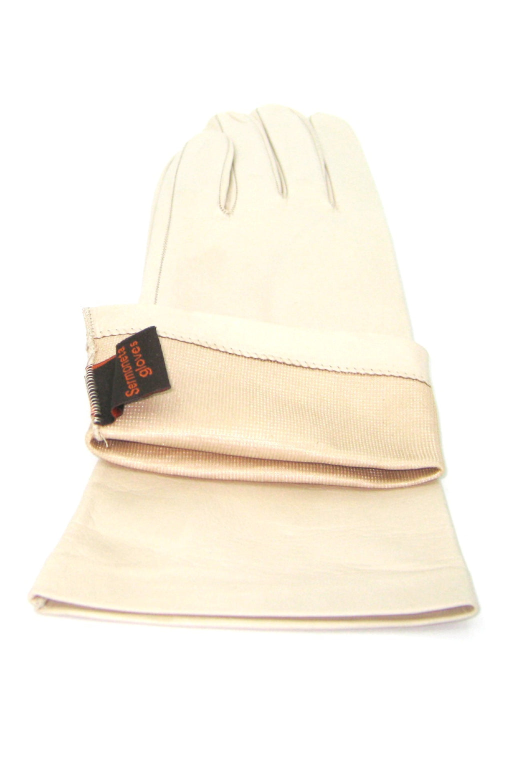 Guanto Nappa foderato seta - Panna