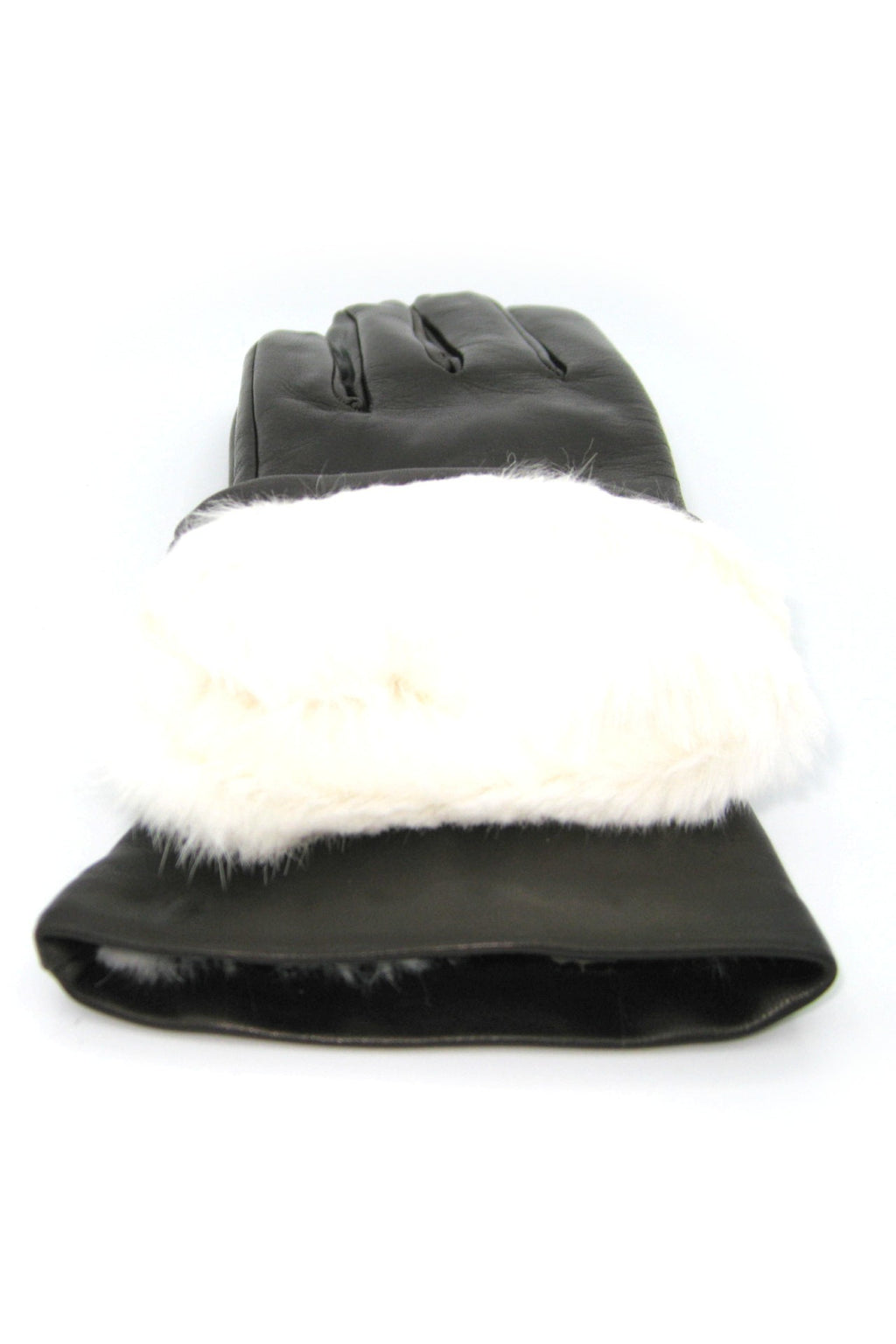 Guanto Nappa foderato Lapin - Nero