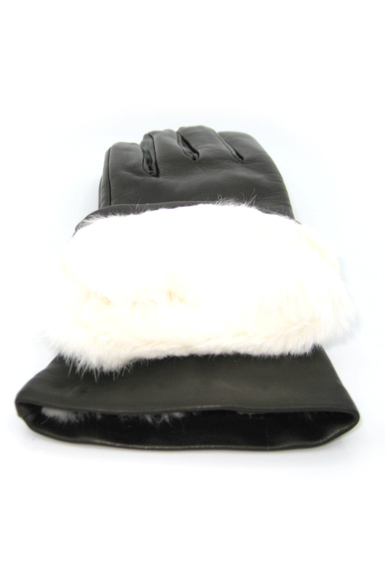 Guanto Nappa foderato Lapin - Nero