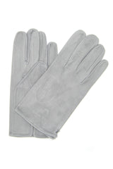Unlined Suede Nappa Glove "TIGHT" - Pearl Grey