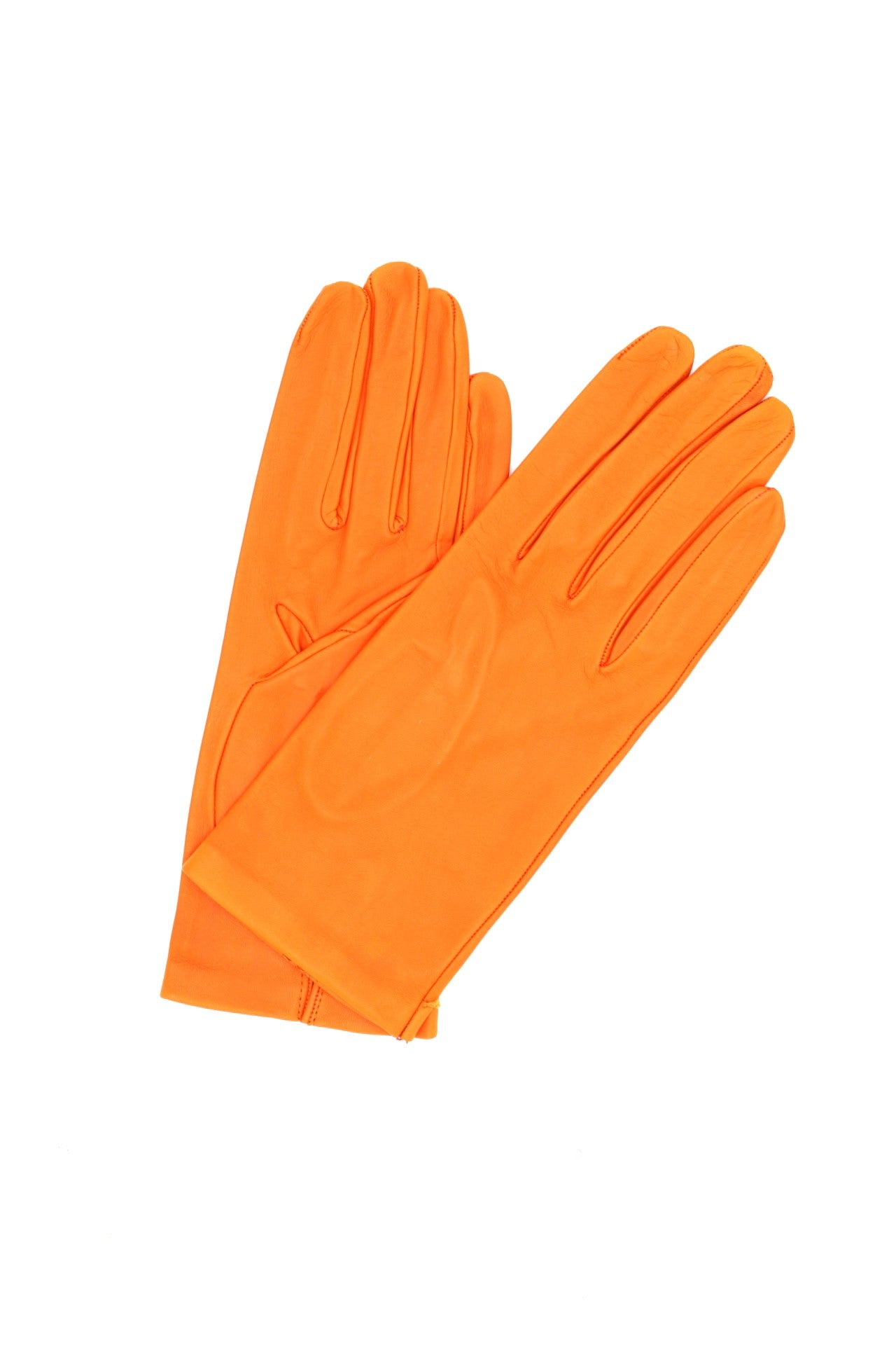 Guanto in nappa sfoderato - Arancio