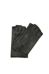 Guanto in Nappa 1/2 dita foderato seta - Nero