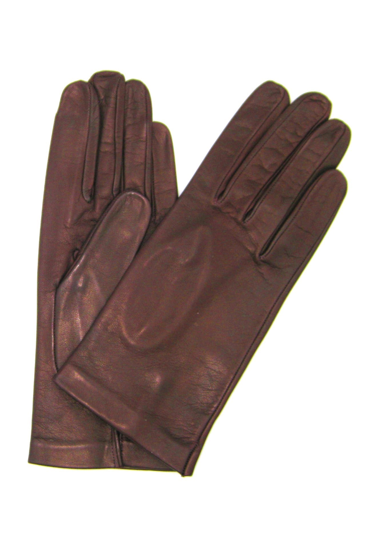 Nappahandschuh mit Seidenfutter - Bordeaux