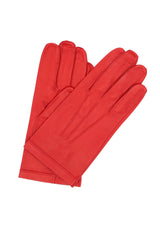 Guanto nappa sfoderato - Rosso