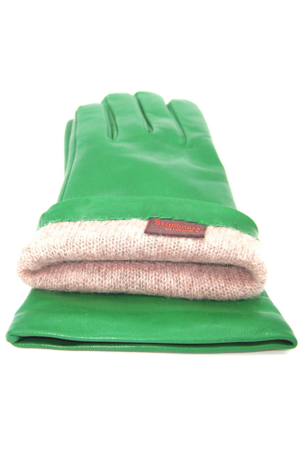 Guanto Nappa foderato cashmere - Verde smeraldo