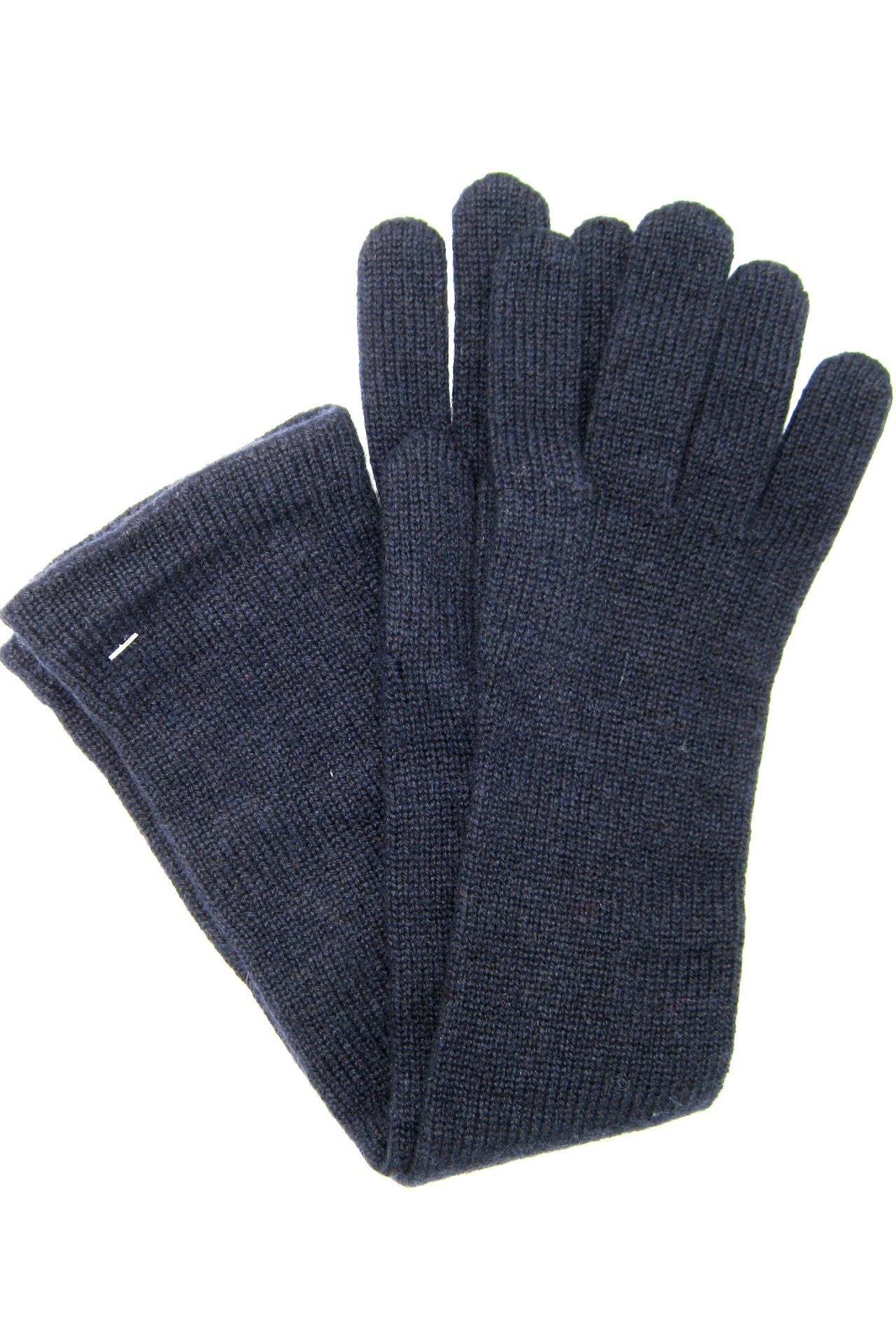 Guanto in 100% cashmere 10bt - Navy