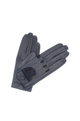Ungefütterter Vollfinger-Fahrerhandschuh - Marineblau