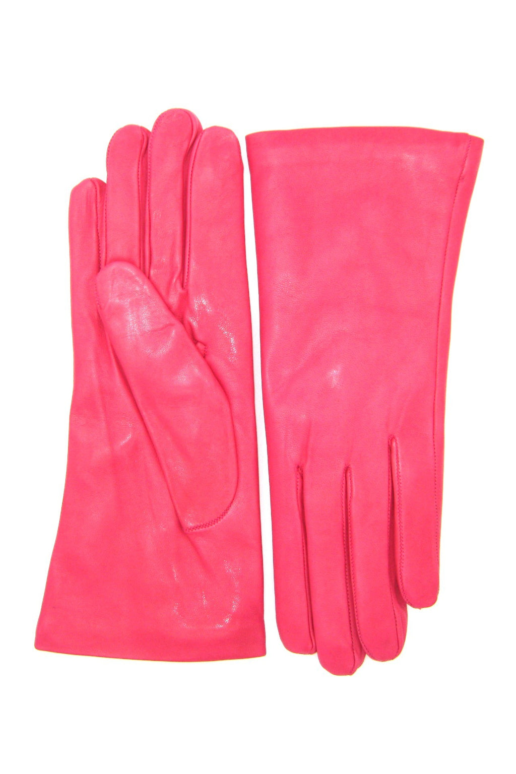 Guanto Nappa foderato cashmere - Fuxia