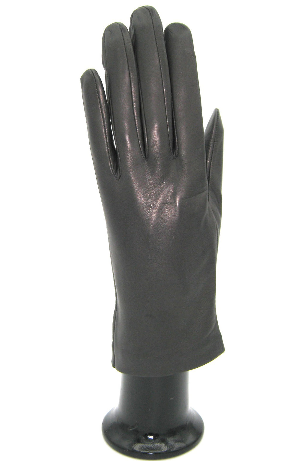 Nappahandschuh mit Seidenfutter - Dunkelgrau