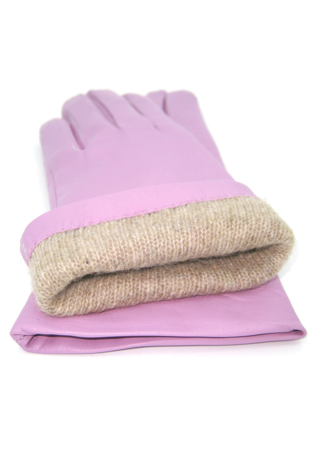 Guanto Nappa foderato cashmere - Glicine