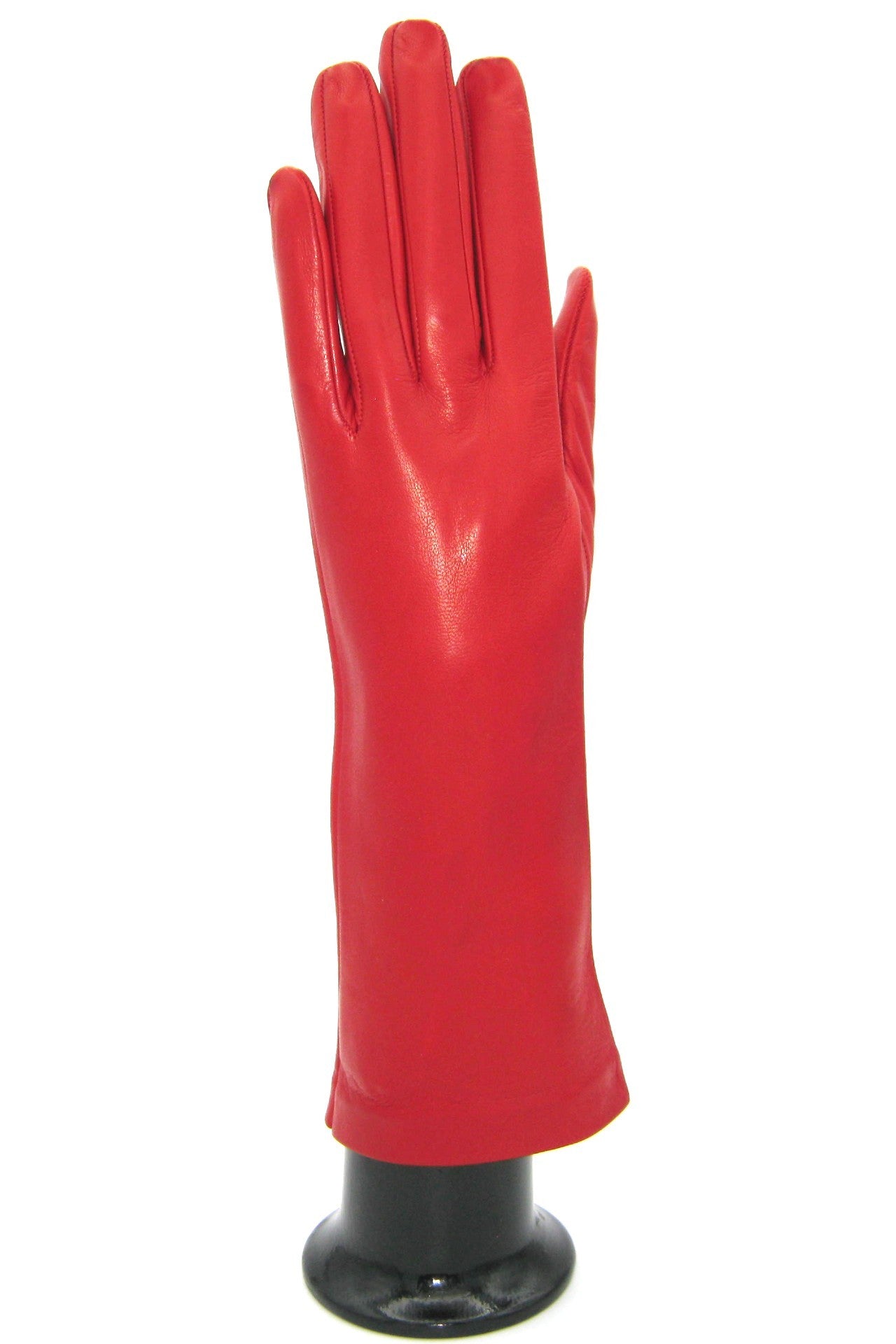 Guanto Nappa foderato seta - Rosso