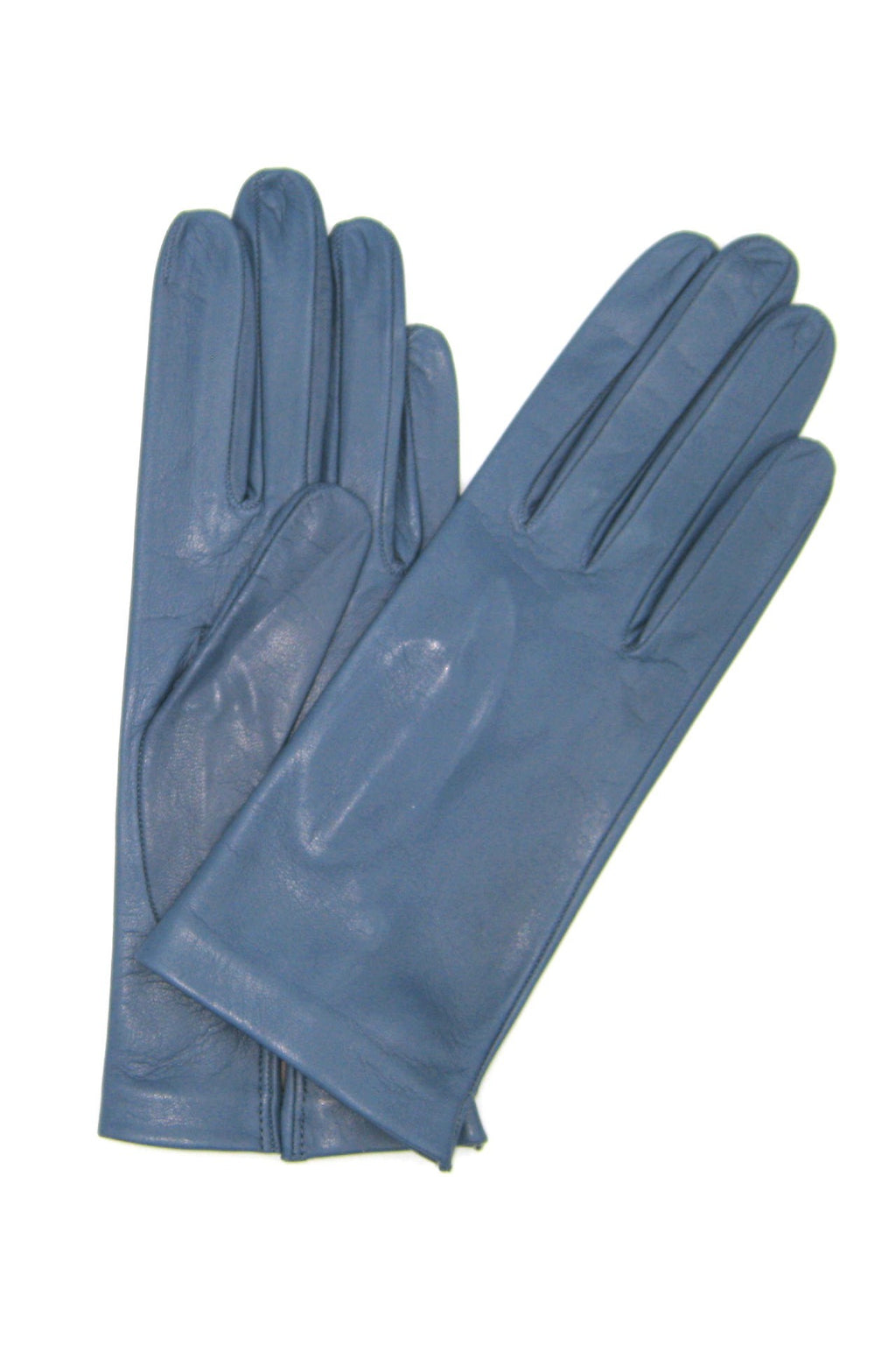 Nappahandschuh mit Seidenfutter - Denim