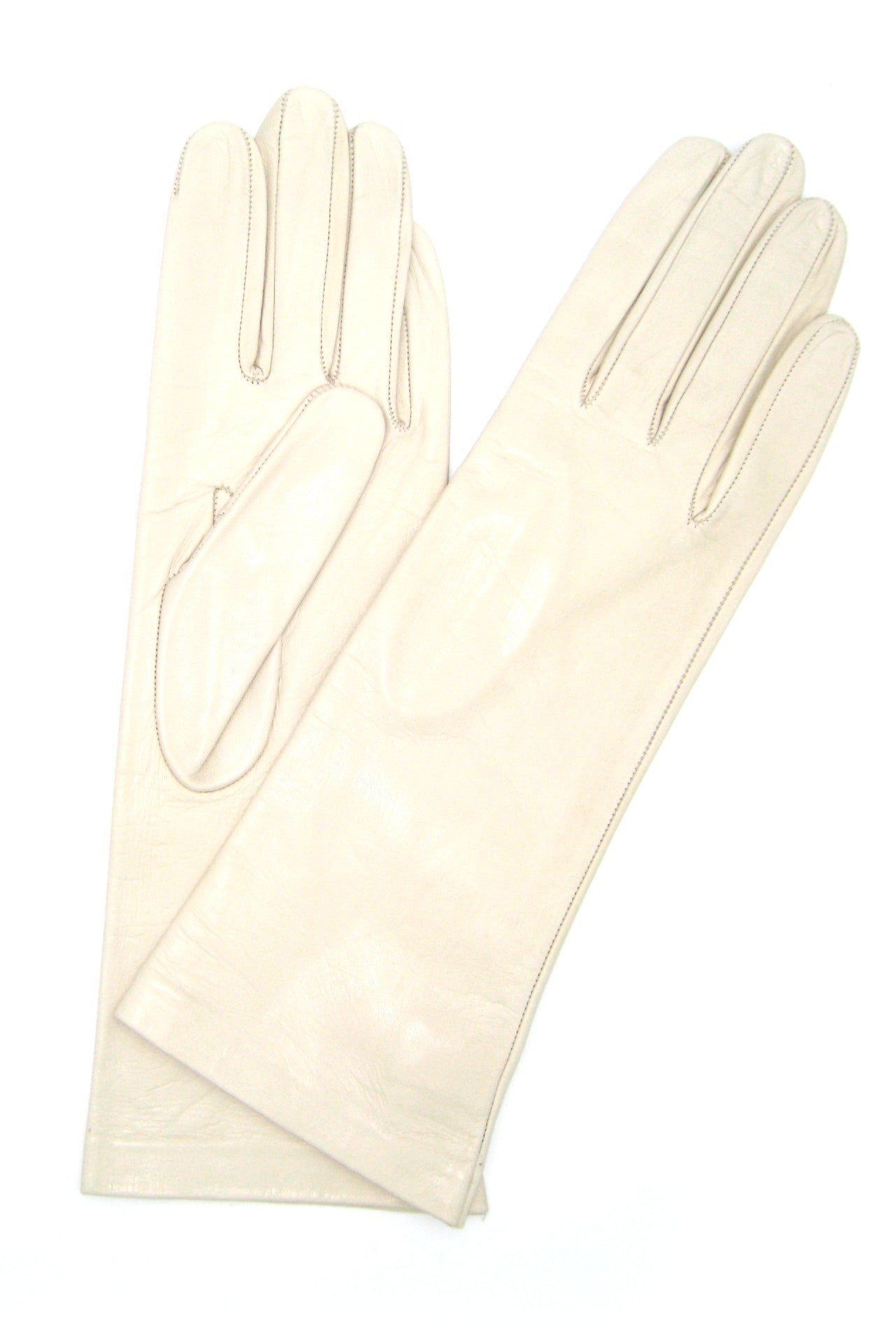 Guanto Nappa foderato seta - Panna