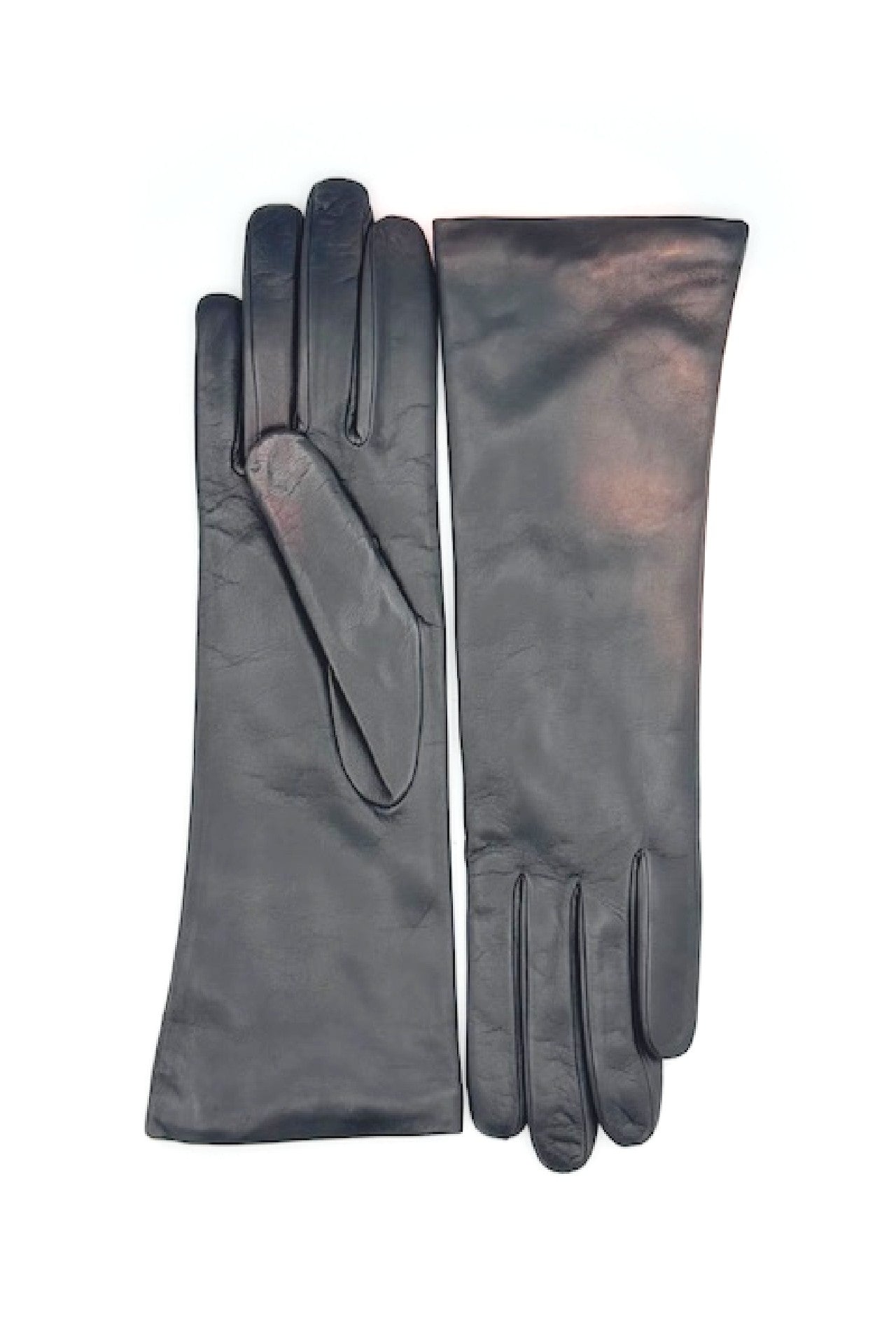 Guanto nappa foderato cashmere 4 bt - Grigio