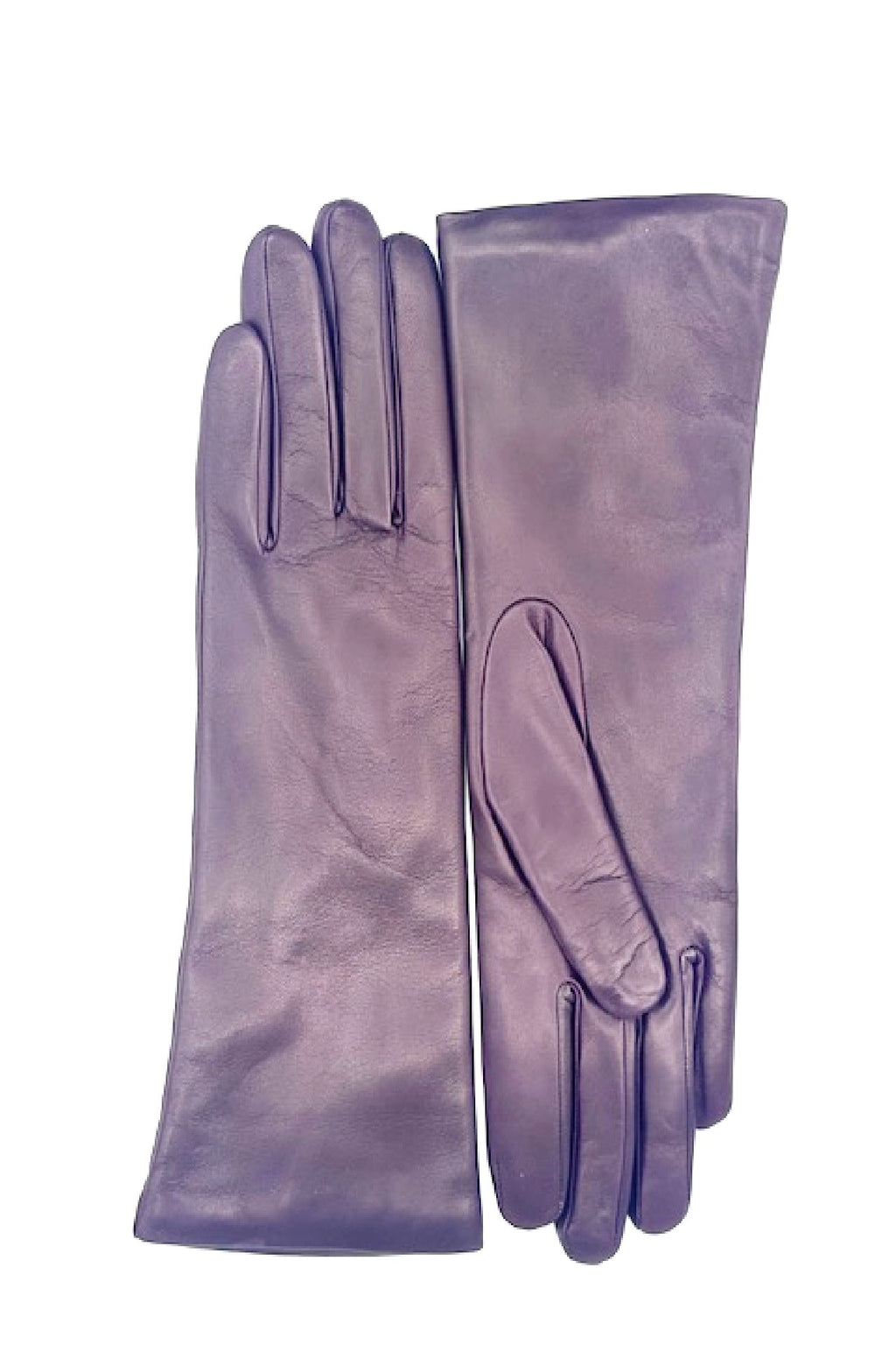 Guanto nappa foderato cashmere 4 bt - Viola