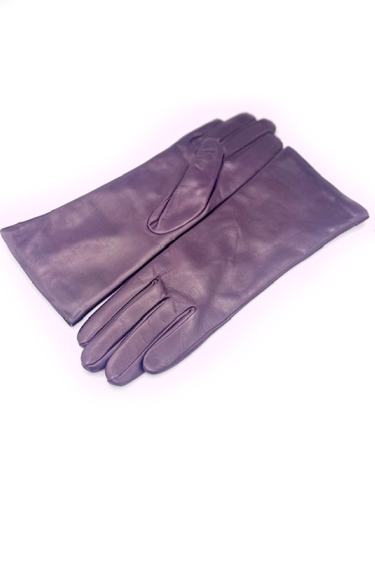 Guanto nappa foderato cashmere 4 bt - Viola